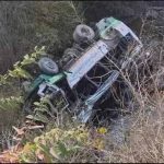 हिमाचल पथ परिवहन निगम की बस खाई में गिरी, 3 लोगों की मौत