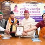 मसूरी प्रेस क्लब ने शहर की पांच विभूतियों को सम्मानित किया