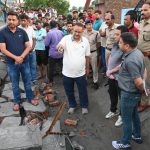 बारिश से क्षतिग्रस्त पार्क की दीवार का मंत्री जोशी ने किया निरीक्षण, पुनर्निर्माण के दिए निर्देश